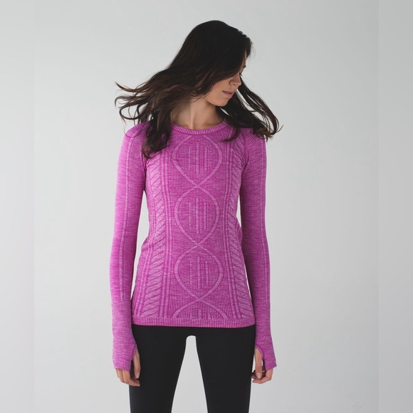 Lululemon - Casual Long Sleeve Rest Less Pullover in Heathered Ultra Violet - Picture 1 of 9